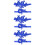 3 Paar Blaue Strumpfhalter Oberschenkelring Beinband 8