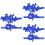 3 Paar Blaue Strumpfhalter Oberschenkelring Beinband 6