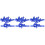 3 Paar Blaue Strumpfhalter Oberschenkelring Beinband 4