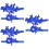 3 Paar Blaue Strumpfhalter Oberschenkelring Beinband 7