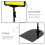 Brand Stand Staffelei Display Professionelles Schild Schwarz 9
