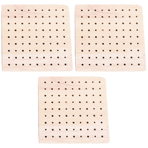 Set 3 Quadratischen Körben Mit Und Lochwand 2