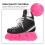 2 Paar Schlittschuh-Set, Schlittschuhe Für Kinder, Polyester 9