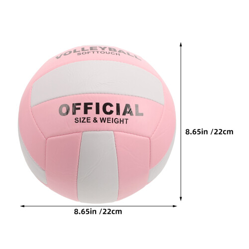 Indoor Soft Volleybal Roze Pu Officieel 1