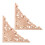 Decoratieve Inleg Applique Kaki 2 Stuks 8