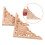 Decoratieve Inleg Applique Kaki 2 Stuks 6
