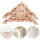 Decoratieve Inleg Applique Kaki 2 Stuks 4