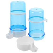 2Pack Blauwe Dierenvoerbak Kleine 15,5X7,2 Cm