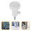 Window Handle Glasdeur Multifunctioneel Wit Plastic 3