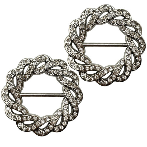 2 Anti-Explosie Miss Verstelbare Legering Sjaalring 2