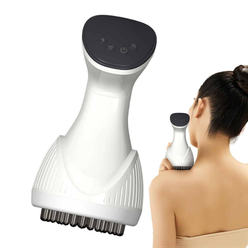 Electric Cellulite Massager 12-Speed Adjustable Deep-Tissue Meridian Scraping Brush For Back/Legs/Arms/Shoulders/Abdomen