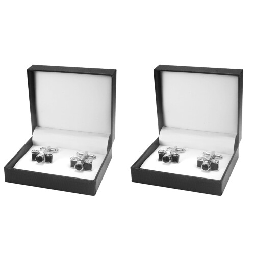 2 Paar Franse Manchetknopen Camera Pak Accessoires 2