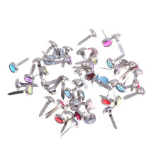 50 Stuks Scrapbooking Versieringen Brads Splitsbevestigingen Mini Rond