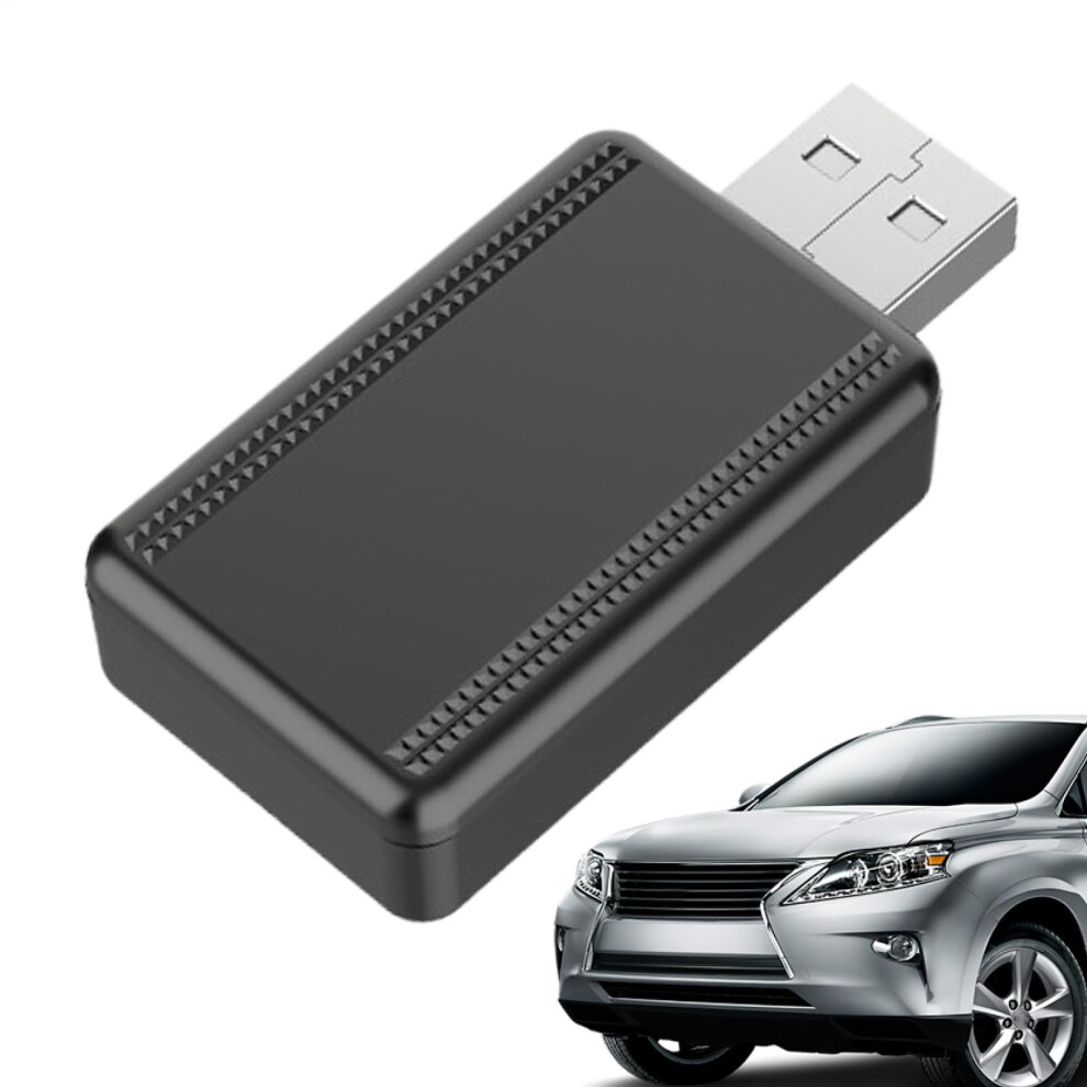 Auto Wireless Adapter 2-In-1 Vehicle System Adapter Plug And Play Compact No-Latency Wireless Converter For Rv Dashboard 9393856302048