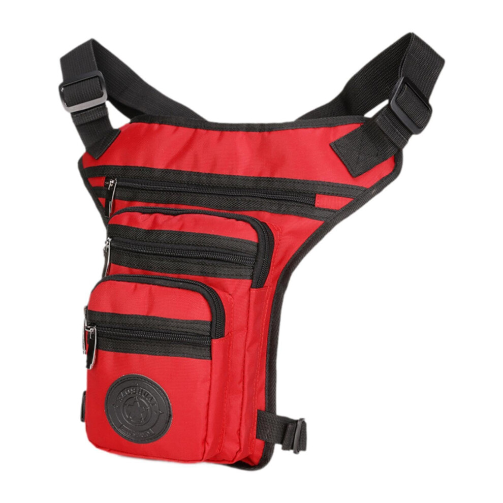 Mens Waist Bag Fanny Pack With Adjustable Strap Hip Pouch Bag Hip Pack For Cycling Outdoor Sports Traveling Hiking Red-image-OPC-PM67YJ7-NEW