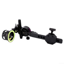 Tuning Bow Sight For Compound Bow, Horizontal Adjustment, Single Needle Pin, Aluminum Alloy Double Level