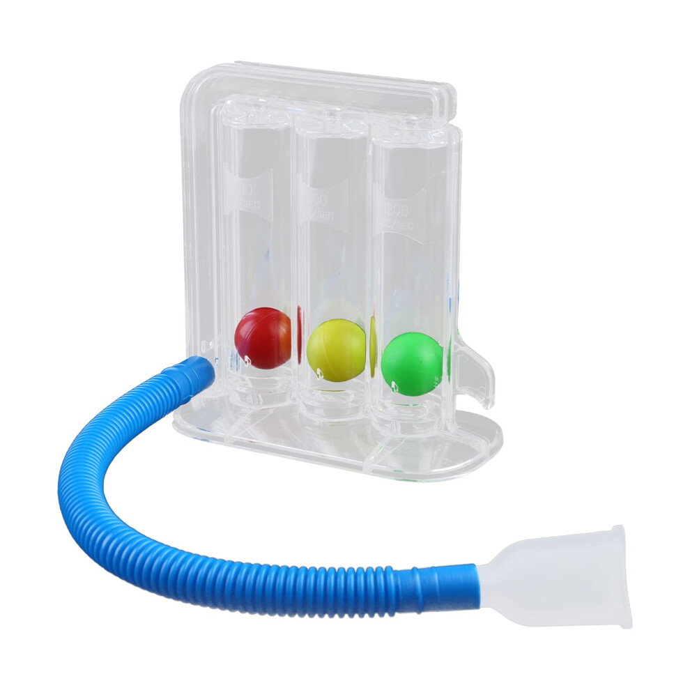 3-Ball Deep Breathing Exerciser Incentive Spirometer For Capacity Training, Spirometry Breath Exercises And Measurements