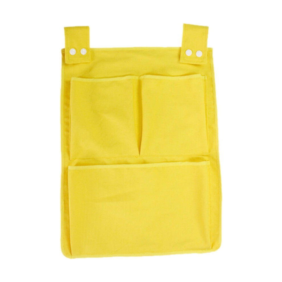 Nappy Bag Hanging Diaper Organizer Bedside Storage Nursery Bedroom Yellow