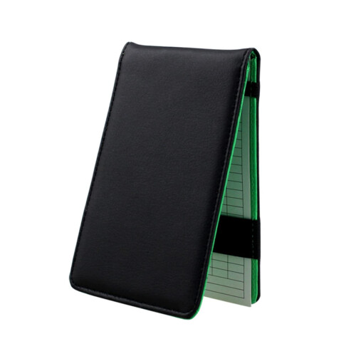 Professional Golf Scorebook PU Scorecard Holder, Compact Notepad, Lightweight Design, Easy Storage, Dust Protection