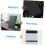 Professional Golf Scorebook PU Scorecard Holder, Compact Notepad, Lightweight Design, Easy Storage, Dust Protection 3