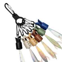 Squid Bait Protector Fishing Tackle Hooks Protector Carabiner Included High-Strength Lure Safety Cover