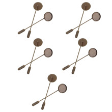 Sicherheitsnadel Brosche Stecknadel Broschenbasis Legierung 10