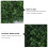 1St Künstliche Gartenpflanzen Rasensimulation Grün LDPE 10