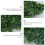 1St Künstliche Gartenpflanzen Rasensimulation Grün LDPE 7