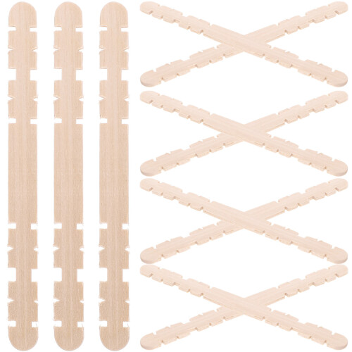 100Stk Holzspatel Rührstäbchen Mini