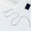 Speaker Lanyard Silver For Public Speaking 1pack 11