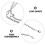 Speaker Lanyard Silver For Public Speaking 1pack 7