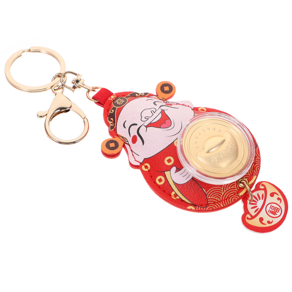 5 God Van De Voorspoed Sleutelhanger Ornament Decoratie-image