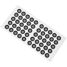 Pool Dot 3D Scan Mark Peuter 1,00 X 1,00 X 0,10 Cm Zwart
