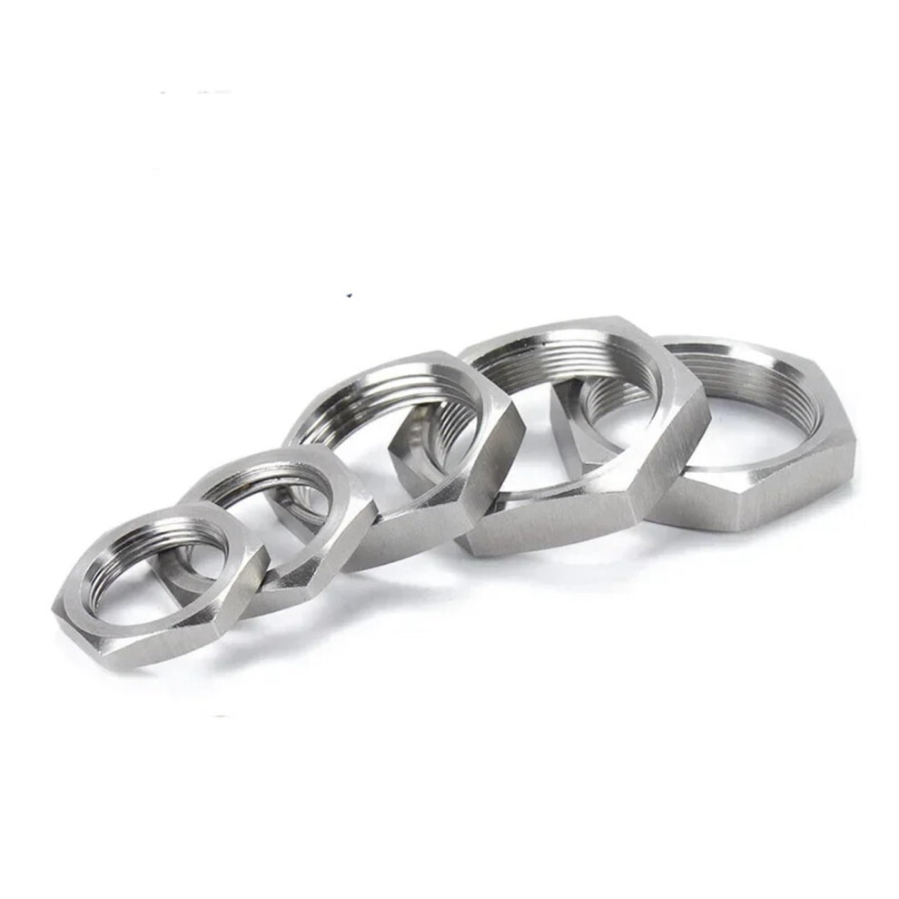 1Pc 1/8" Bspt Female Thread Hex Lock Nut Pipe Fitting 304 Stainless Steel 1/8 Inch Bspt Thread 9084446382129