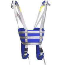 Transfer Nursing Sling - Full-Body Transfer Belt For Rehabilitation Gait Training, Grey-Blue, Size L, Standing Aid