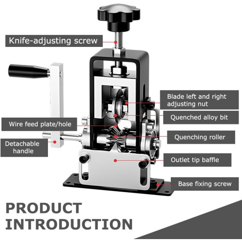 Manual Wire Stripping Machine Hand Crank Or Drill Powered Cable Stripper Machine Adjustable For 1-20 Mm Copper Recycling 1