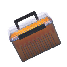 Portable Wood Shrimp Lure Baits Box Waterproof Lightweight Lure Storage Box Fishing Tackle Organizer