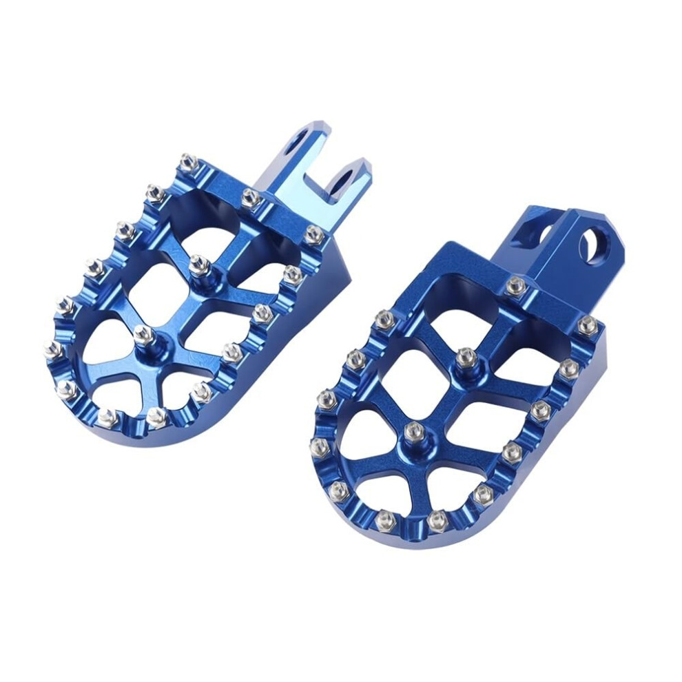 Footrest For Suzuki Rm125 Rm250 Rmx250s Rmx250r Foot Pegs Blue 9354506249755