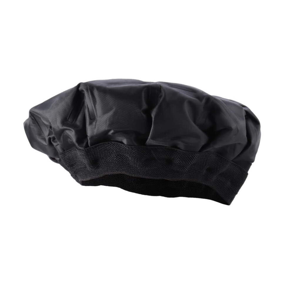 Heated Gel Hair Cap Microwaveable Thermal Treatment Deep Conditioning Even Heat Wireless Design Black For Home And Salon