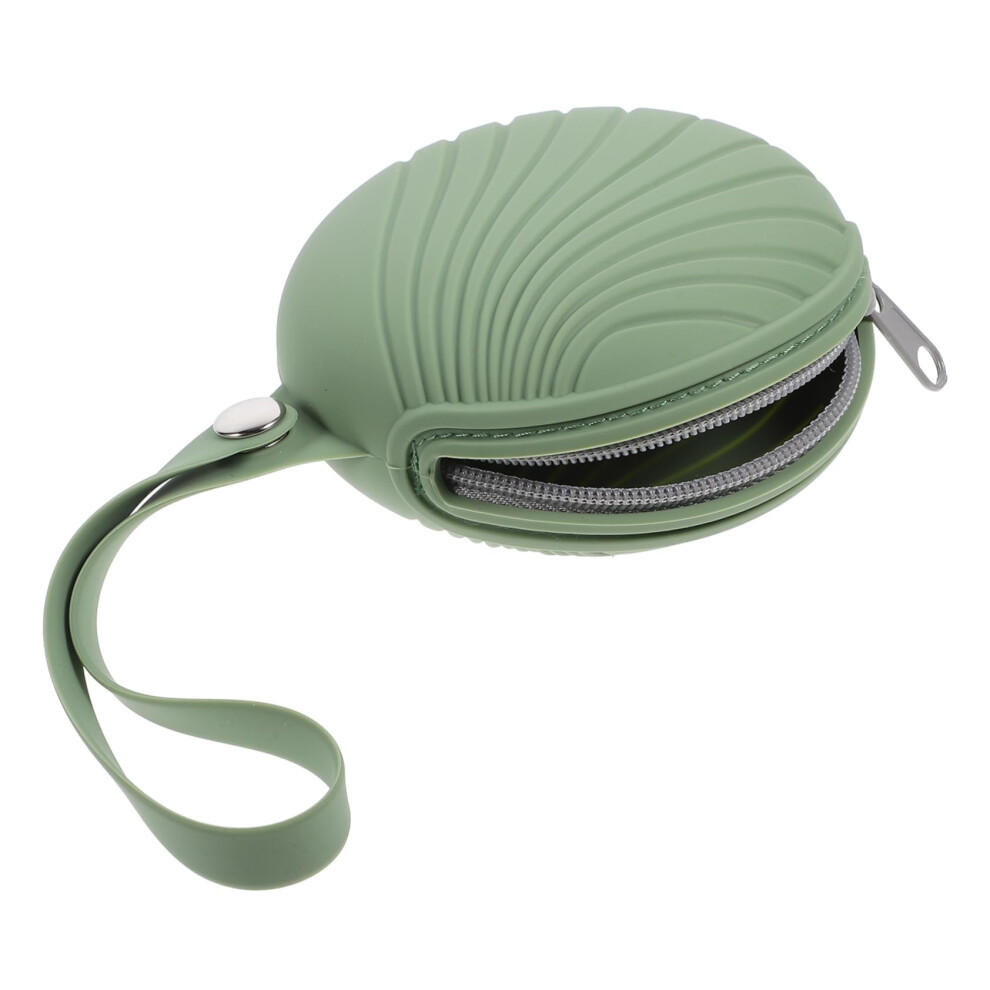 Silicone Pacifier Storage Bag For Travel Leakproof Organizer Safe Easy To Clean Green