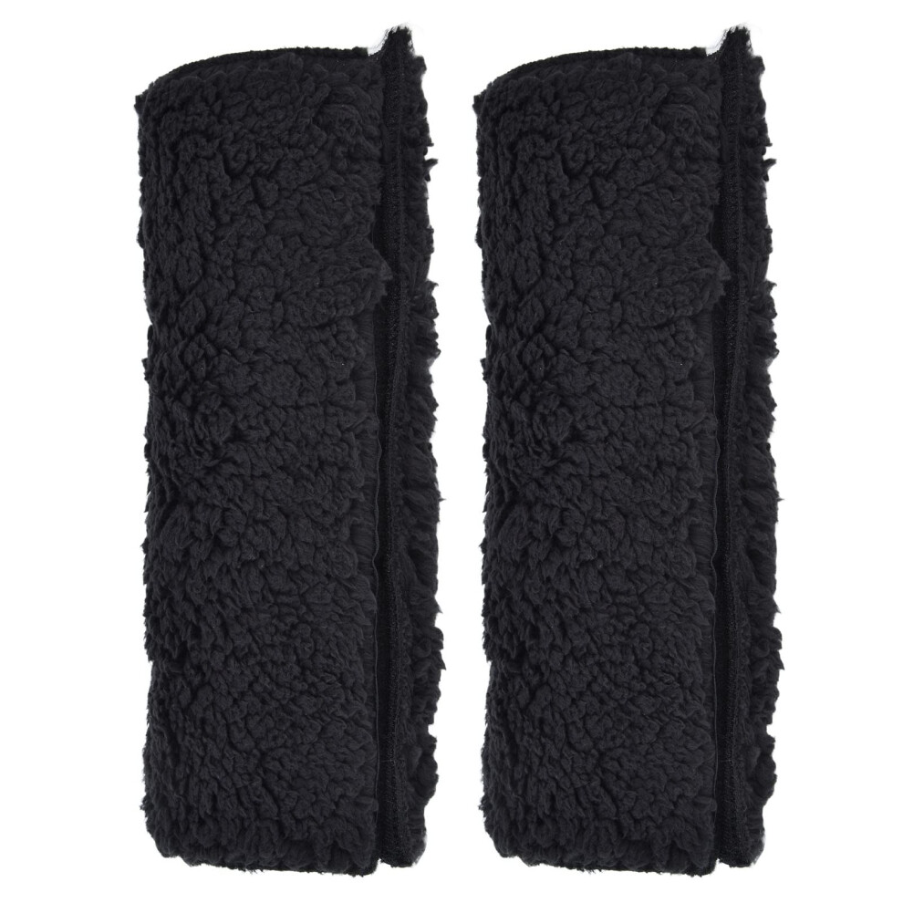 Wheelchair Armrest Covers Memory Foam Lamb Wool Universal Armrest Pads Winter Office Chairs Elbows and Forearms Relief