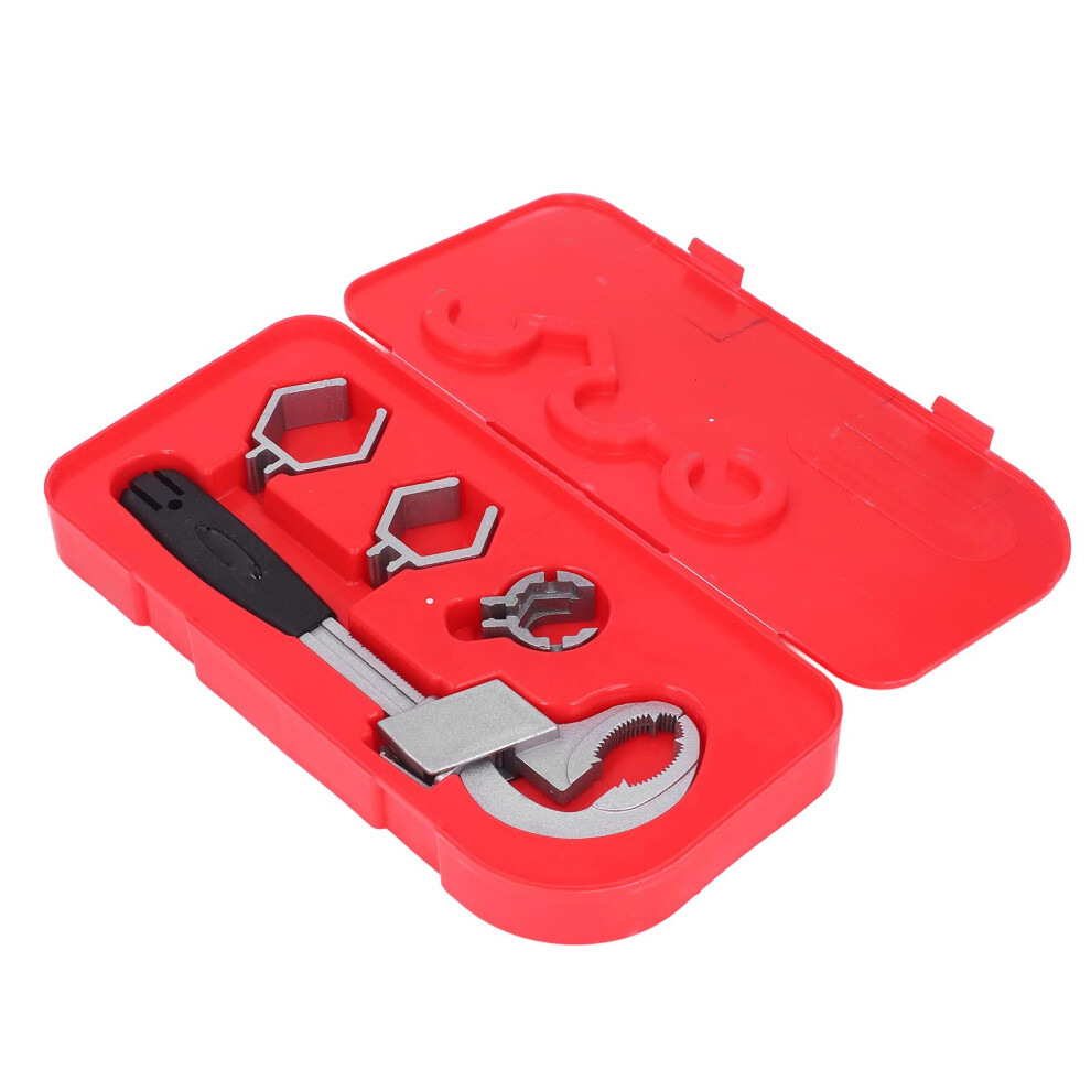 Pipe Wrenches Double Ended Adjustable Opening Aluminium Alloy For Basin Faucets Multifunctional Wrench 9354506250751