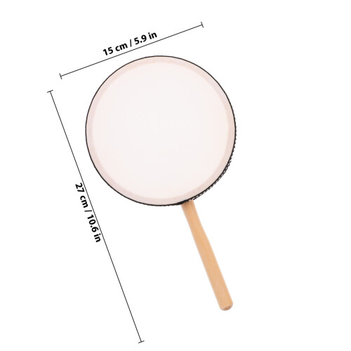 1 Set Hand Drum Perkussionsinstrument Aus Holz Mit Schlägel 1