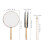 1 Set Hand Drum Perkussionsinstrument Aus Holz Mit Schlägel 3