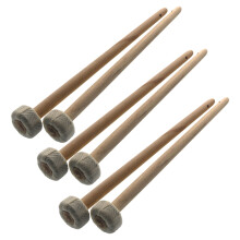 6 Drumsticks Lutscher Ahorn 26x3,1x3,1 Cm Beige