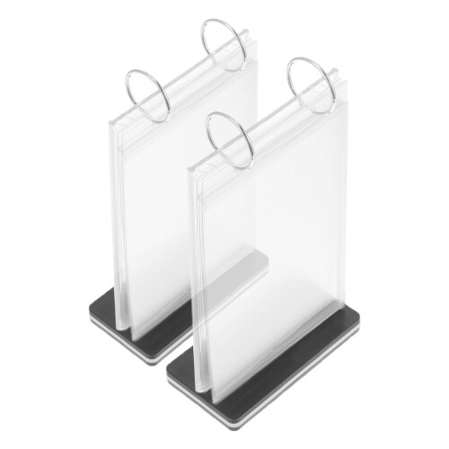 2Stk Flip Display Menüständer Mehrseitig Für Café Bar