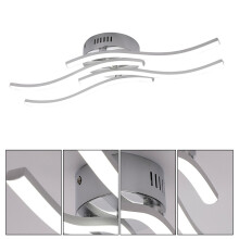 1St Witte LED Golf Plafondlamp Aluminium Licht Voor Slaapkamer