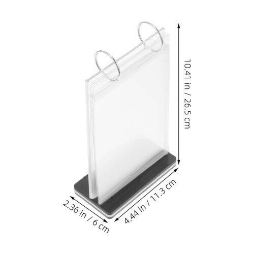 2Stk Flip Display Menüständer Mehrseitig Für Café Bar 1