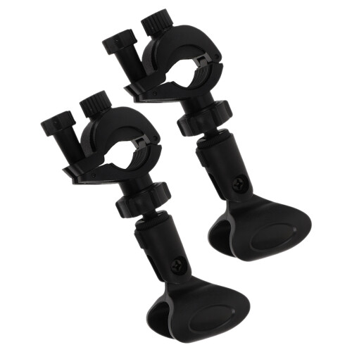 2 Sets Kunststoff Mikrofonklemme Für Stativ 1