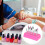 2Pcs Assorted Color Nail Drill Bits Organizer Box Plastic Storage 8